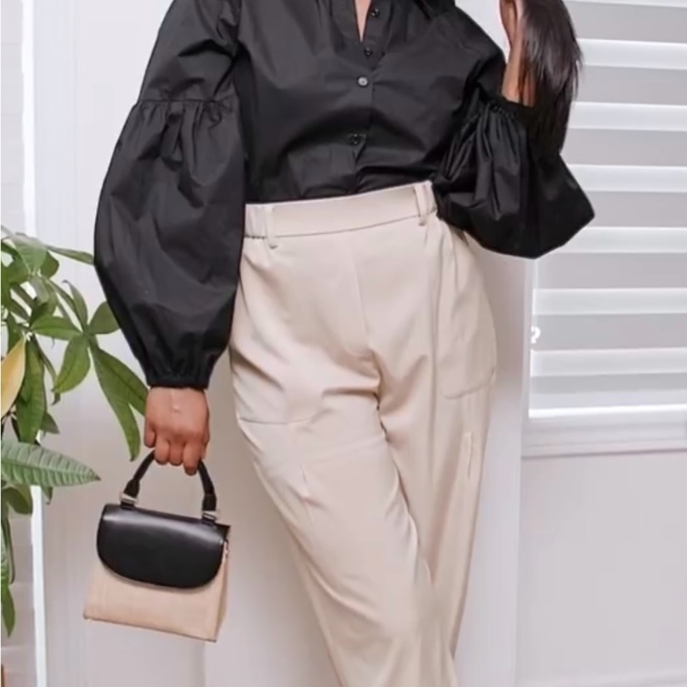 The Drop x Thanuska.s Trousers in Latte